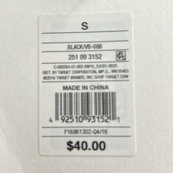 Victoria Beckham for Target, black and white ruffle dress, size small, NWT - Picture 11 of 11